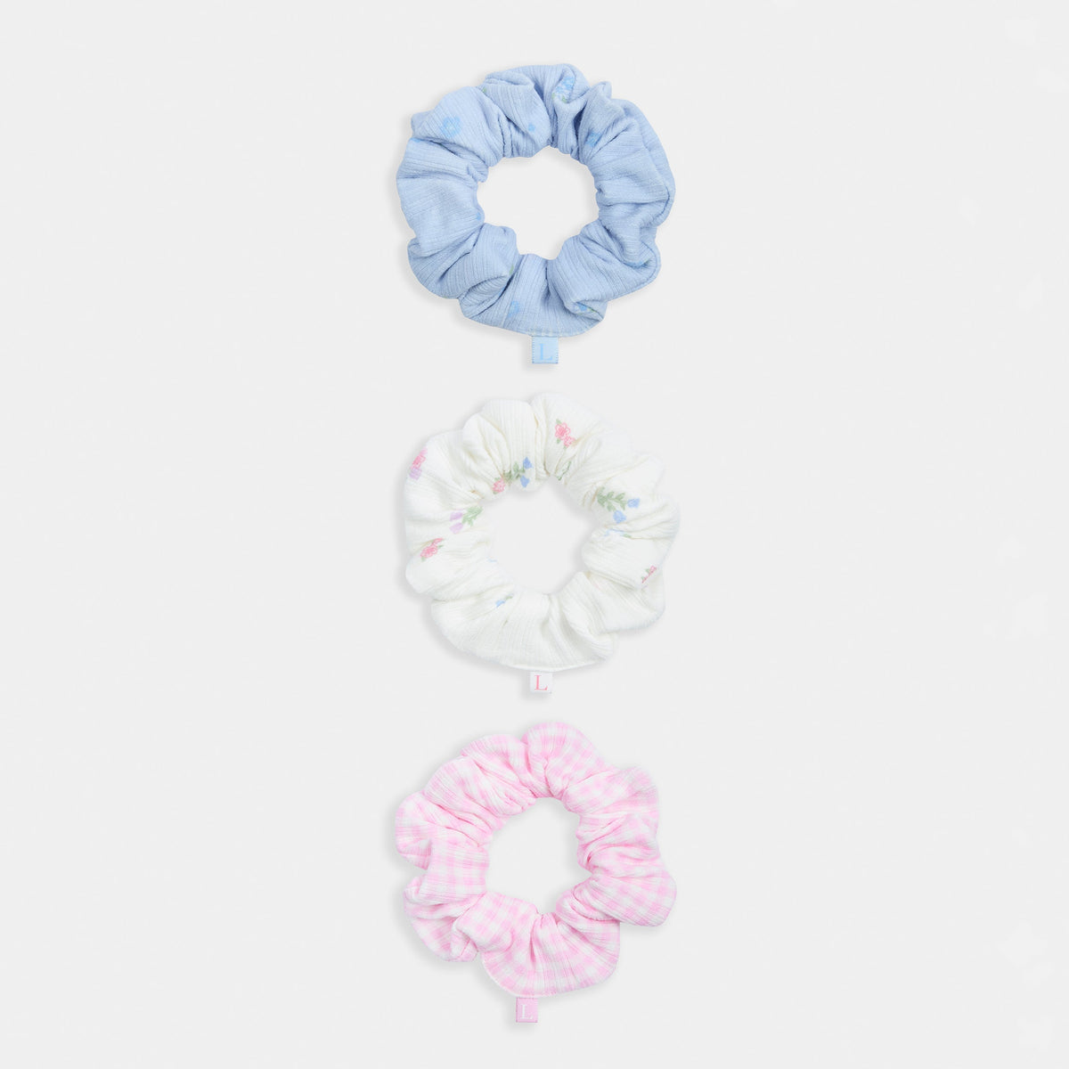 Printed Scrunchies (3-Pack) - Multi