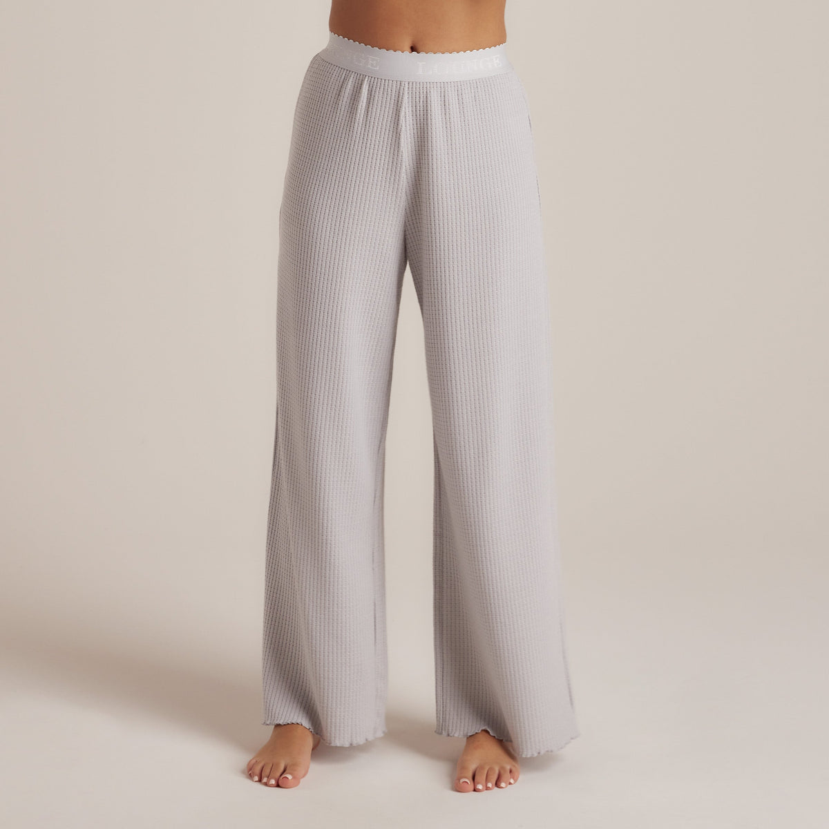 Soft Waffle Pajama Pants - Frost