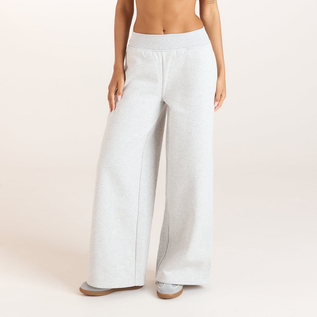 Straight-Leg Joggers - Grey