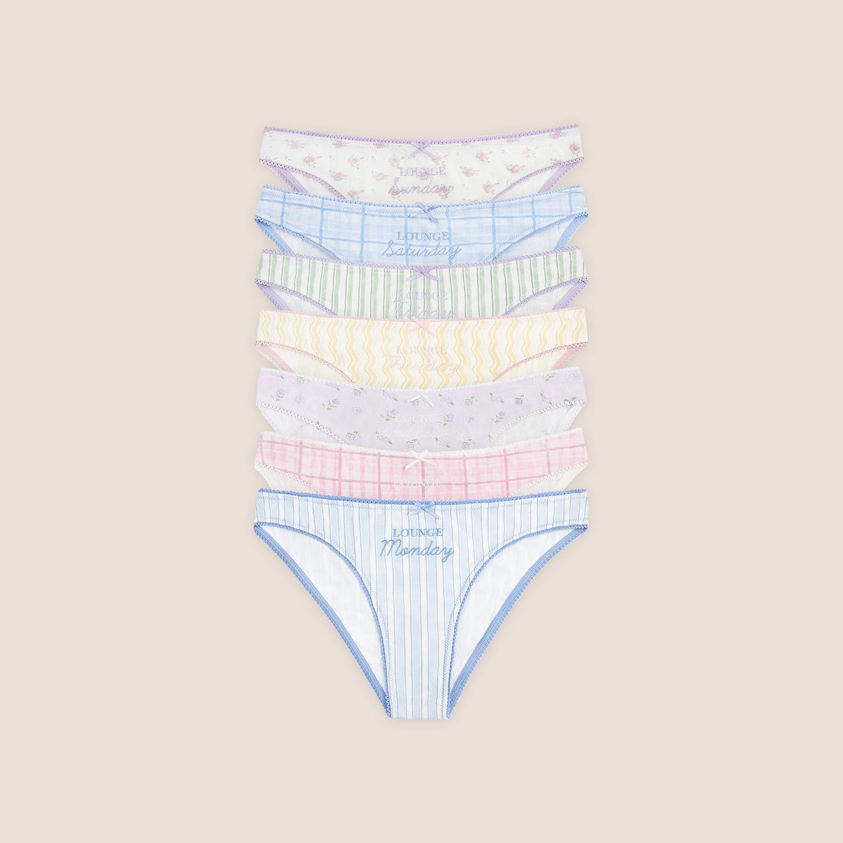Days of the Week Briefs (7-Pack) - Multicolour Print