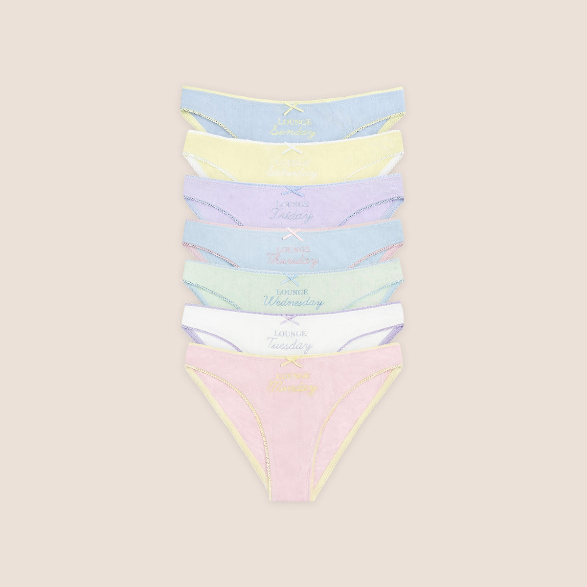 Days of the Week Briefs (7-Pack) - Multicolour Pastel